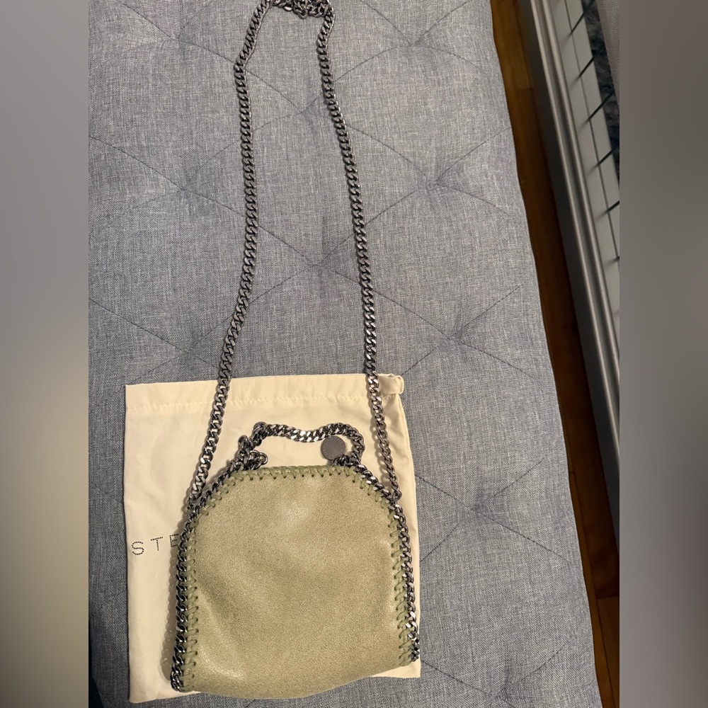 Stylish Chain Strap green Bag